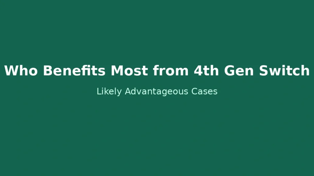 Who benefits most from switching to fourth generation insurance and when it is advantageous