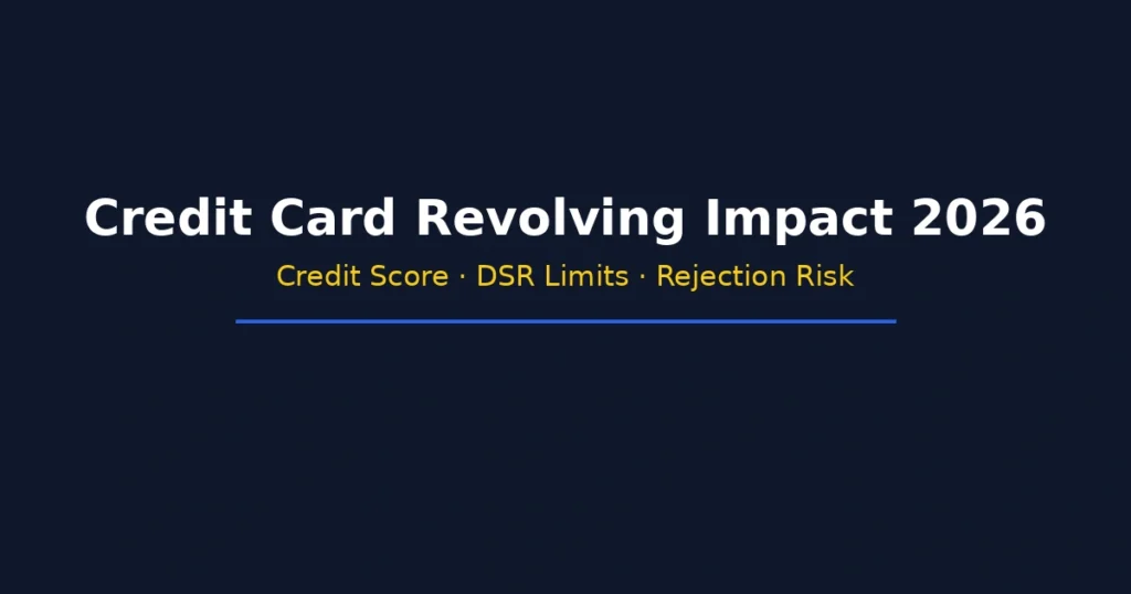Credit card revolving impact in 2026 including credit score DSR limits and rejection risk