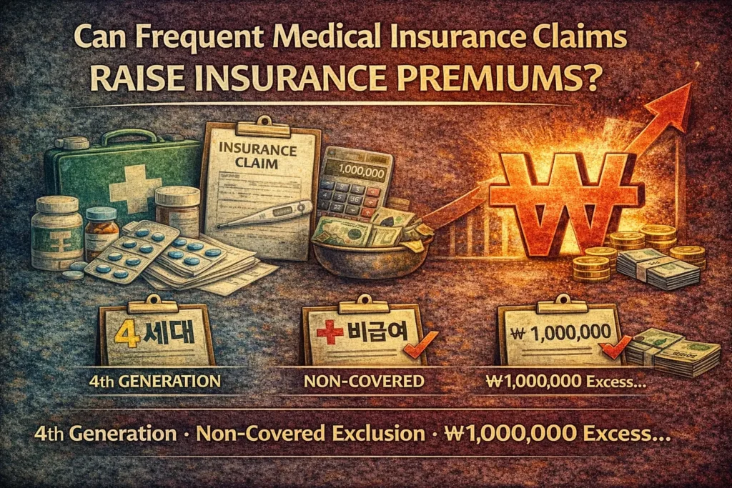 Do frequent health insurance claims increase premiums including fourth generation rules non covered treatment and claim amount thresholds