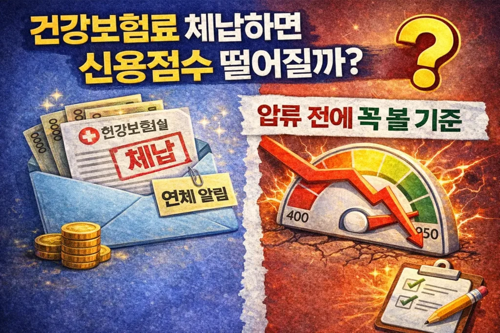 Does overdue health insurance premium affect credit score and what to check before asset seizure risk