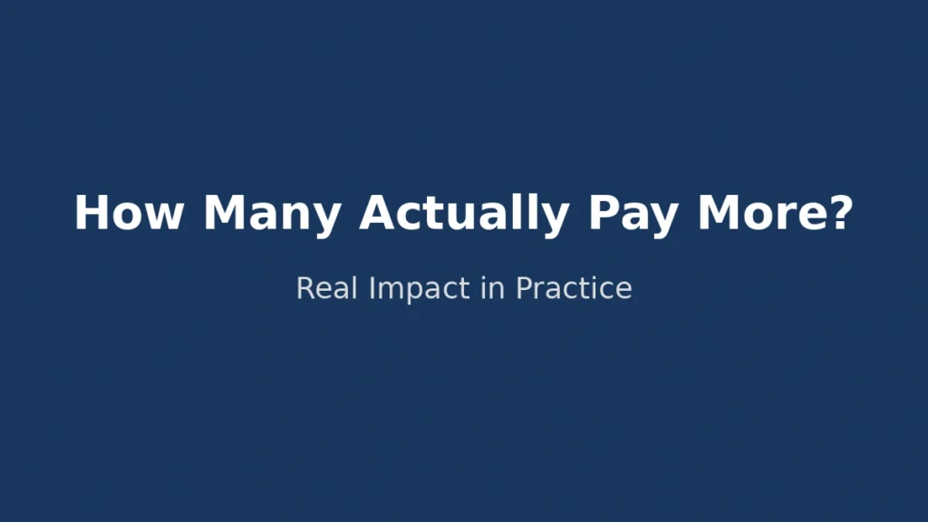 How many people actually pay more in insurance costs and real impact analysis