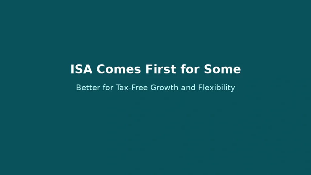Cases where ISA account is more suitable than IRP or pension savings for tax-free investment growth and flexibility