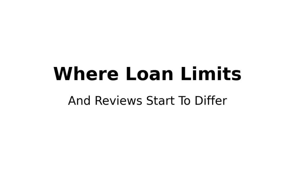 Where loan limits and underwriting decisions start to differ in credit loan reviews
