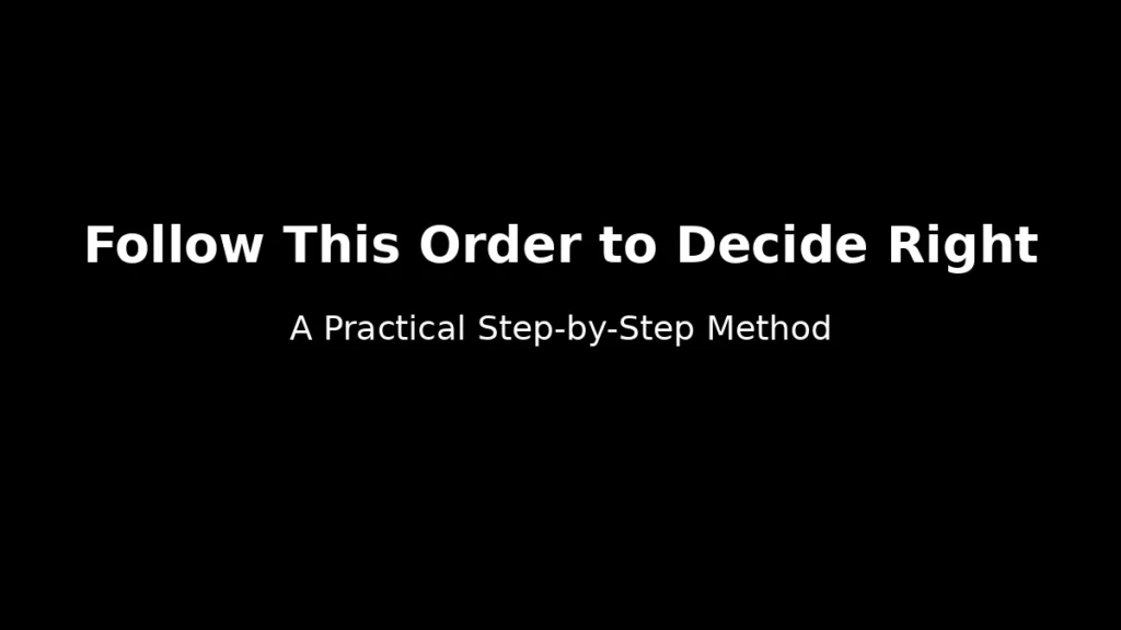 Practical step by step order to decide insurance cancellation and avoid mistakes