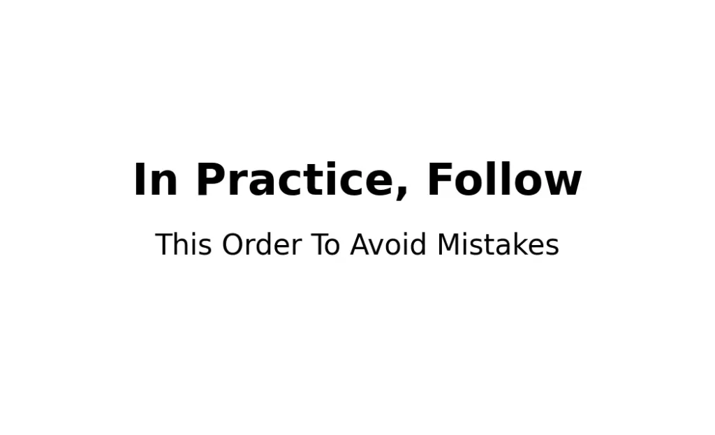 Practical order to review loan options to avoid mistakes in real situations