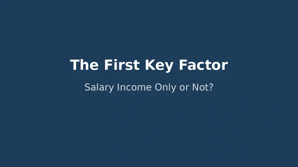 Key factor in loan approval whether you have only salary income or multiple income sources