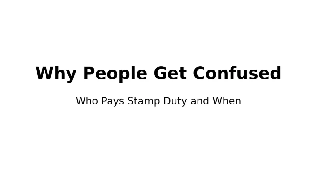 Why people get confused about who pays stamp duty and when it is charged in loan contracts
