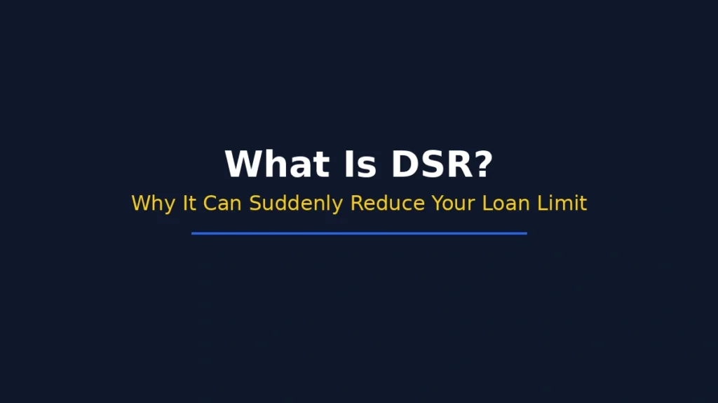 What DSR is and why it can suddenly reduce your personal loan limit