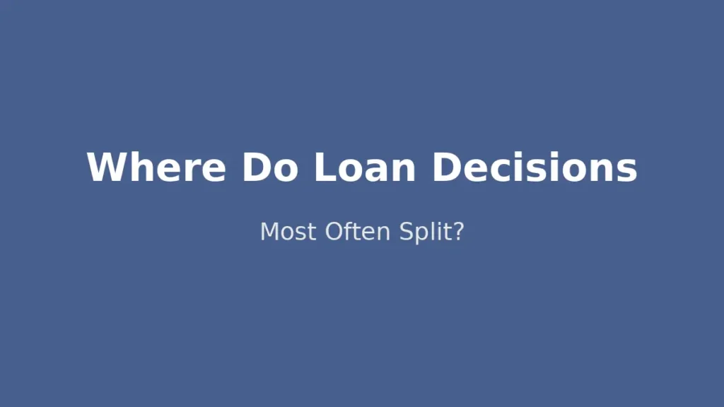 Where personal loan approval differences most commonly occur between lenders