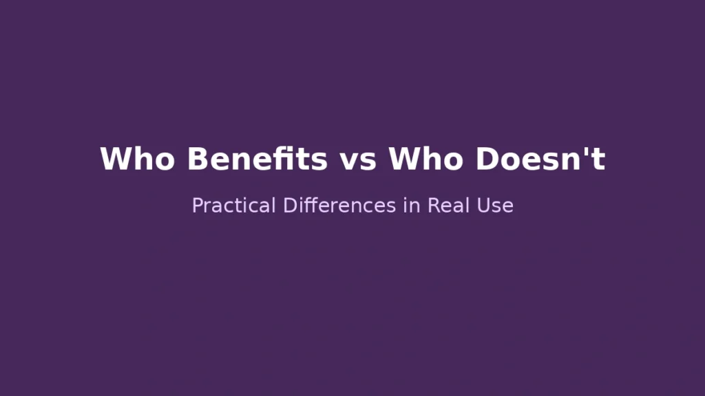 Who benefits and who does not in insurance based on real usage patterns and conditions